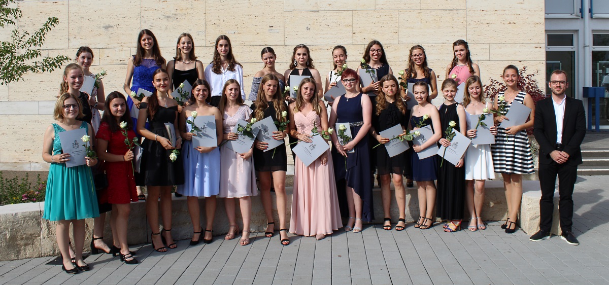 Realschul-Absolventinnen 2019 Klasse 10c